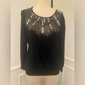 Oscar de la Renta cashmere silk blend vintage sweater